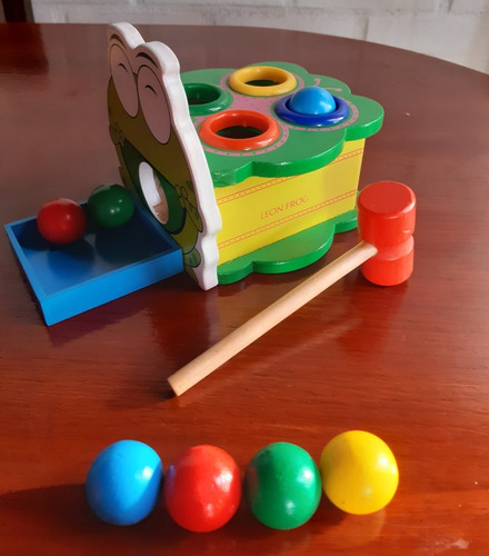 Caja Martillo Montessori Didáctico Motricidad Gruesa Niños