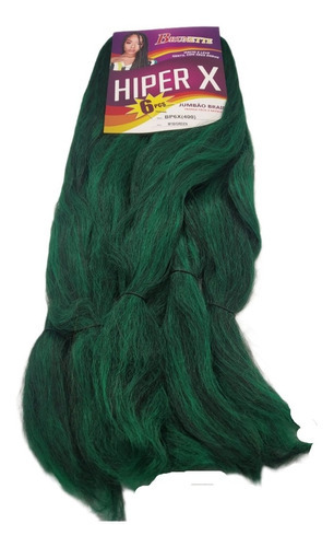 Jumbo Premium Hiper X Twist Tranças Box Braid 400gr Cor M1b/green