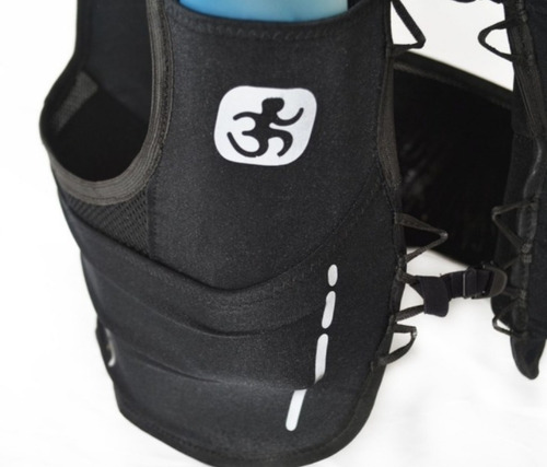 Imagen 8 de 10 de Chaleco Hidratación Negro Noaf Soft Flask Mochila No Salomon