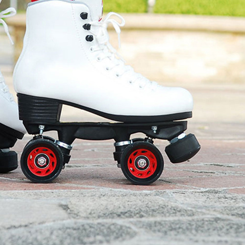 2 Patines Ajustables, Puntera, Freno Redondo De Goma Tipo B