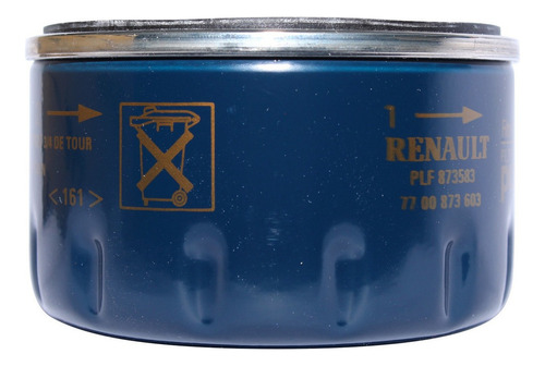 Filtro Aceite Renault Duster 2000 F4r Dohc  2.0 2012