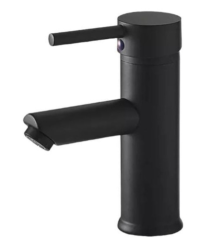 Llave Monomando Lavamanos Negro Mate Ht-900360 