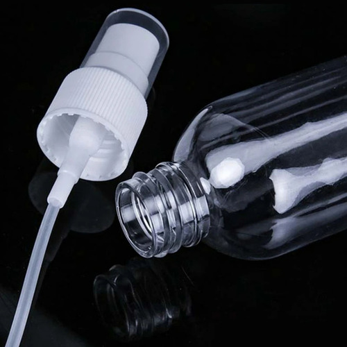 6 Botellas De Aerosol De Plástico Transparente Portátiles De