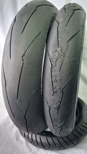 Par De Pneu Super Corsa Sc V3 140/110 Original Usado (Usado)