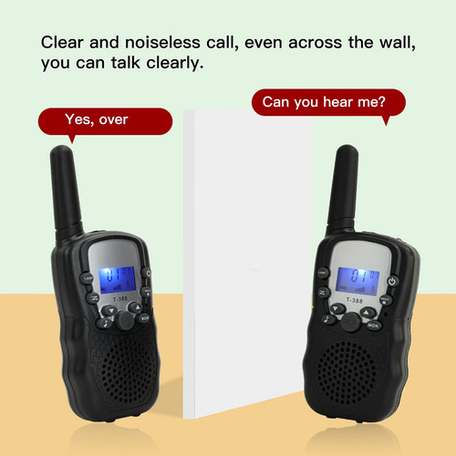 Zwbfu Walkie Talkie,walkie Talkie Portátil De Mano Para Niños, Radios De 2 Vías, 3 Km De Largo Alcance, Educativo, Interactivo, De Cumpleaños