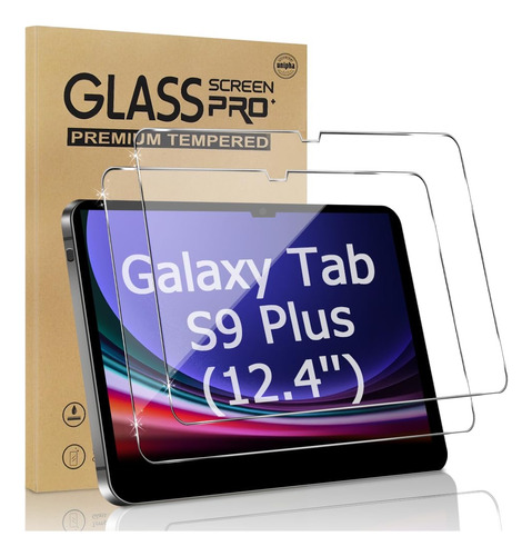 Pack Laminas De Vidrio Pantalla Para Samsung Tab S9 Plus