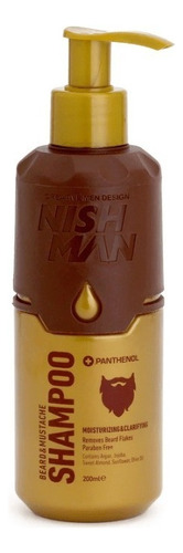 Shampoo Para Barba Y Bigote Nishman 200ml