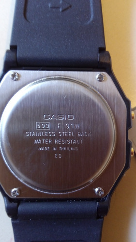 Reloj Casio Original F-91wg-9qdf Nuevo Vintage Tienda
