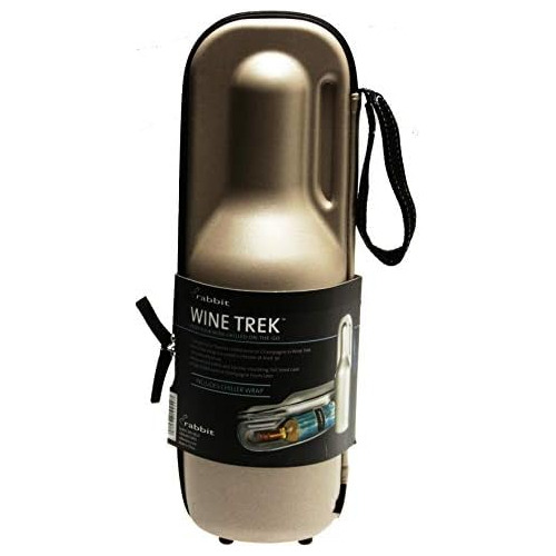 Wine Trek Portable Bottle Cooler (champagne And Black)