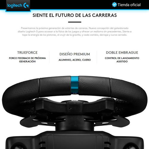 Imagen 4 de 10 de Logitech Gaming, Timón Carreras G923 Ps5|4 + Palanca Cambios