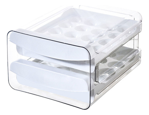 Soporte Para Huevos De Doble Capa Para Refrigerador, Almacen