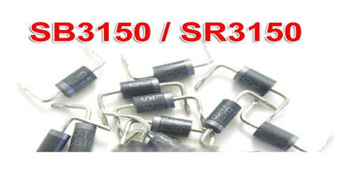 Imagen 1 de 2 de Sb3150 Sb 3150 Diodos Schottky 150v 3a X5 Unidades