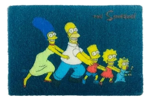 Alfombra Entrada Los Simpsons Bienvenido Home Casa Puerta Of