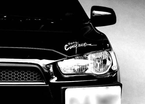 Adesivo Ralliart The Spirit Of Competition Branco Lancer