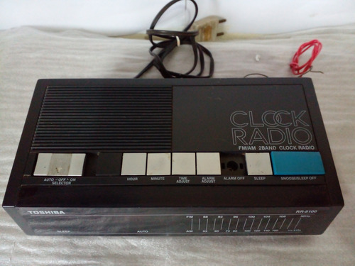 Radio Relógio Toshiba Antigo (Usado)
