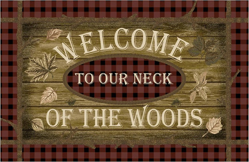 Alfombra Decorativa Neck Of The Woods, 30 X 46 Pulgadas...