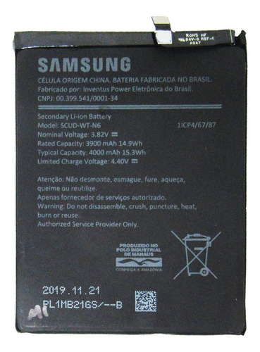 Batería Para Samsung A10s A107