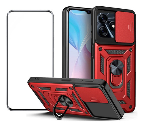 Funda For Tecno Spark 10 Pro Tener Vidrio Membrana