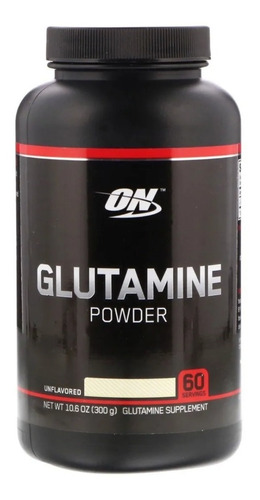 Glutamina Powder 300g Optimun Nutrition Glutamine Black Line