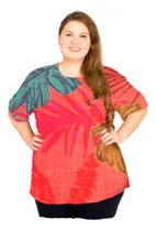 Comprar Kit 3 Blusas Femininas Plus Size Manga  Senhora Liganete