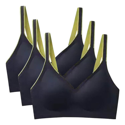 Sostenes Mujer Latex Más Comfy Bra Sujetador De Camisa 3pcs