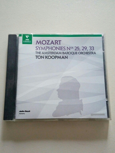 Mozart Symphonies 25 29 33 Ton Koopman Cd Erato Frpt  