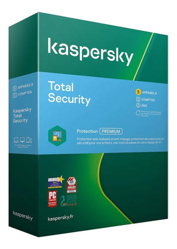 Kaspersky Total Security Premium 1 Dispositivos 2 Años.