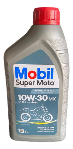 Oleo Motor Moto 10w30 Mx Super Semi Sintético Api Sl