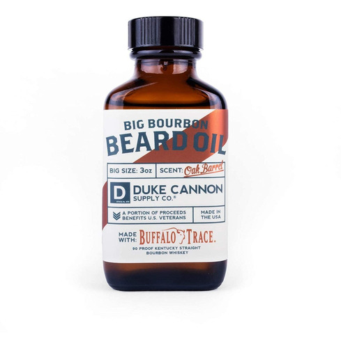Duke Cannon Supply Co. Big Bourbon Beard Oil, 3oz - Oak Barr