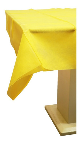 Mantel Friselina Liso Amarillo 200cm X 120cm