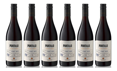Portillo Pinot Noir Caja X6 Unidades Zetta Bebidas