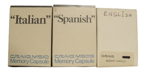 Imagen 1 de 6 de Capsulas De Memoria Traductor Craig M100 Tres Idiomas