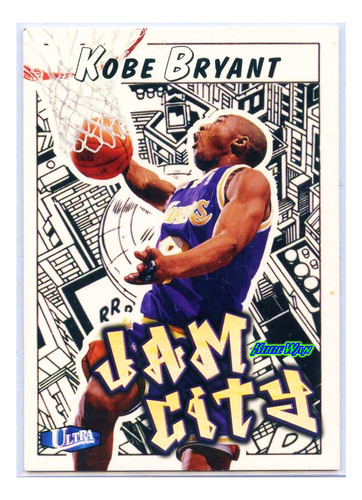 Ultra Fleer Card Kobe Bryant 1997 Jam City Tarjeta Rookie