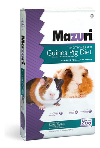 Alimento Mazuri P/cuyo, Hamster Etc. Guine Pig Diet 11.34kg