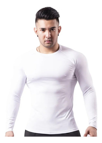 Camiseta De Gran Tamaño Para Hombre, Manga Larga, De Compres