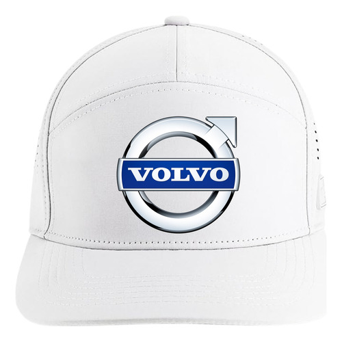 Gorra Racing Volvo 5 Paneles Premiun White