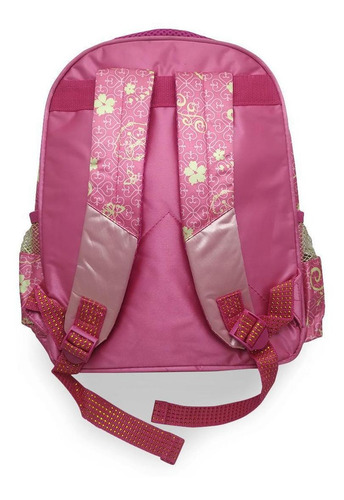 Imagem 3 de 4 de Mochila Infantil Escolar Feminina Princesa Yris Rosa Média