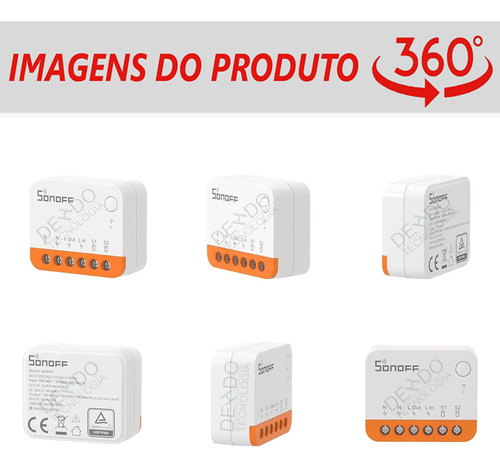 3x Sonoff Mini R4 1x S Mate Automação Interruptor Smart Home