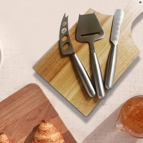 Conjunto De 3 Peças De Facas Para Manteiga E Pão,