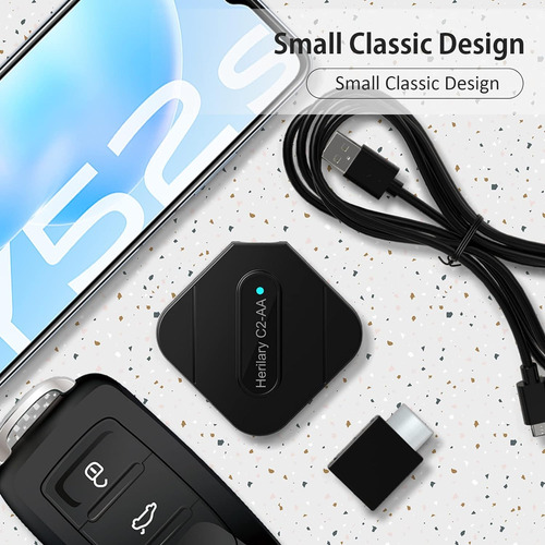 Adaptador Inalámbrico Para Automóvil Android, Dongle Inalámb