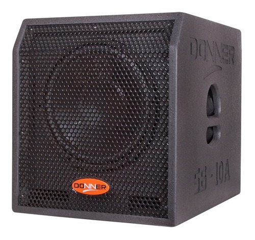 Caixa Sub Ativo Donner 350w Sb 10a Falantes De 10 Polegadas Cor Preto Voltagem Bivolt