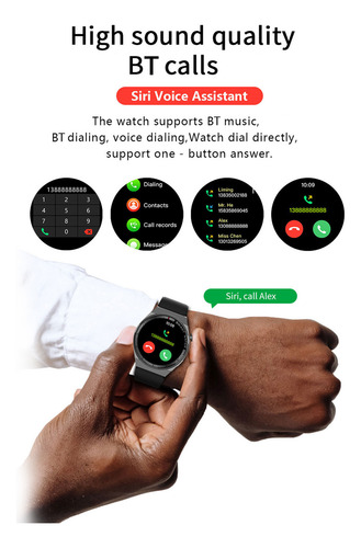 Reloj Inteligente Para Rastreador, Android, Ios, Fitness, Co