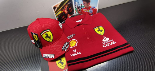 Sudadera Charles Leclerc F1 Roja Unisex