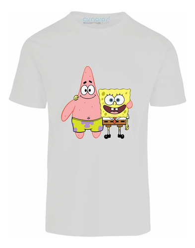 Playera Patricio Y Bob Esponja Todas Las Tallas