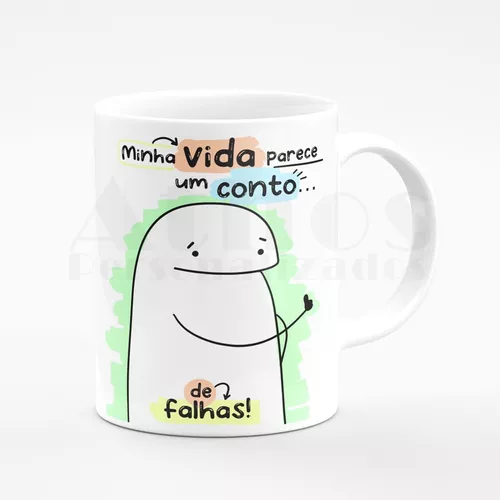 Caneca Meme Boneco Palito Flork Conto De Falhas - Carrefour