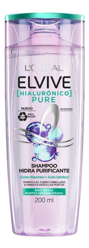 Shampoo Elvive Hialuronico Pure 200 Ml