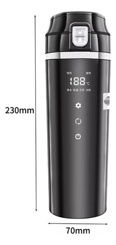 Hervidor De Coche De 12 V/24 V, Vaso Con Aislamiento Táctil