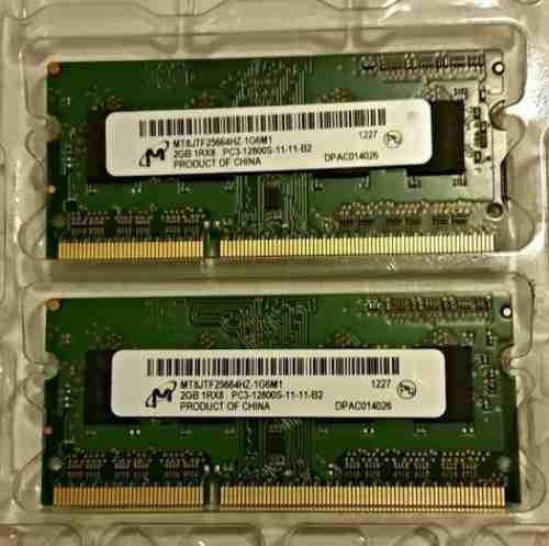 Memória RAM  2GB 1 Micron MT8JTF25664HZ-1G6M1