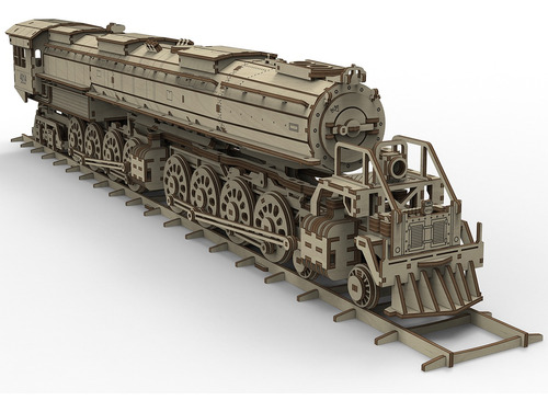 Rompecabezas 3d Tren Union Pacific 4014  Big Boy 1/16 Madera