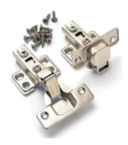 Comprar Par De  Bisagras Semi Curvas Con Freno Incluye Tornillos